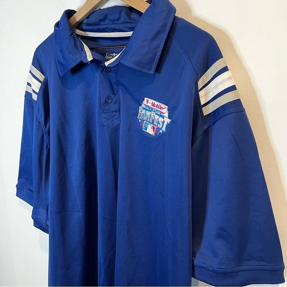 Men’s | MLB Baseball TMobile All Star Fan Fest Exclusive Blue Polo | XXL - Picture 2 of 9